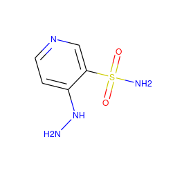 NNc1ccncc1S(N)(=O)=O ZINC000039054028