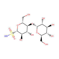 NS(=O)(=O)[C@@H]1O[C@H](CO)[C@@H](O[C@H]2O[C@H](CO)[C@@H](O)[C@H](O)[C@H]2O)[C@H](O)[C@H]1O ZINC000045254449