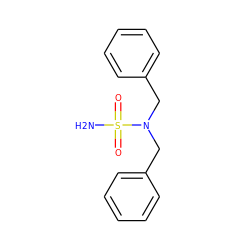 NS(=O)(=O)N(Cc1ccccc1)Cc1ccccc1 ZINC000013488089