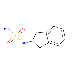 NS(=O)(=O)NC1Cc2ccccc2C1 ZINC000039121738