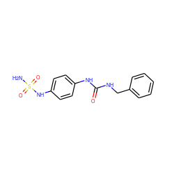 NS(=O)(=O)Nc1ccc(NC(=O)NCc2ccccc2)cc1 ZINC000095586062