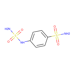 NS(=O)(=O)Nc1ccc(S(N)(=O)=O)cc1 ZINC000095553169