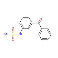 NS(=O)(=O)Nc1cccc(C(=O)c2ccccc2)c1 ZINC000013488102