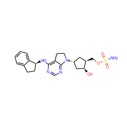 NS(=O)(=O)OC[C@@H]1C[C@@H](N2CCc3c(N[C@H]4CCc5ccccc54)ncnc32)C[C@@H]1O ZINC000095583831