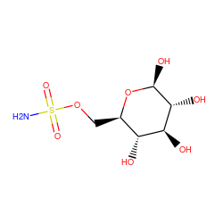 NS(=O)(=O)OC[C@H]1O[C@@H](O)[C@H](O)[C@@H](O)[C@@H]1O ZINC000066114063