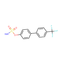 NS(=O)(=O)Oc1ccc(-c2ccc(C(F)(F)F)cc2)cc1 ZINC000028711937