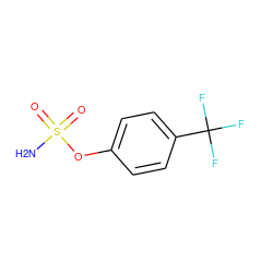 NS(=O)(=O)Oc1ccc(C(F)(F)F)cc1 ZINC000013520241