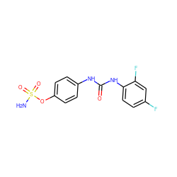 NS(=O)(=O)Oc1ccc(NC(=O)Nc2ccc(F)cc2F)cc1 ZINC000084759368