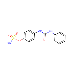 NS(=O)(=O)Oc1ccc(NC(=O)Nc2ccccc2)cc1 ZINC000084670597