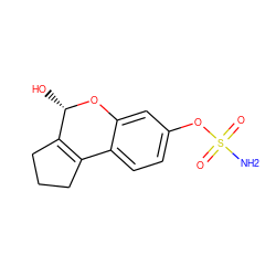 NS(=O)(=O)Oc1ccc2c(c1)O[C@@H](O)C1=C2CCC1 ZINC000473113300