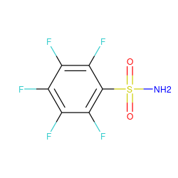 NS(=O)(=O)c1c(F)c(F)c(F)c(F)c1F ZINC000002576671