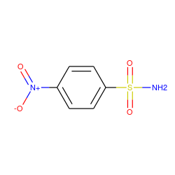 NS(=O)(=O)c1ccc([N+](=O)[O-])cc1 ZINC000001031283