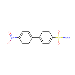 NS(=O)(=O)c1ccc(-c2ccc([N+](=O)[O-])cc2)cc1 ZINC000059417660