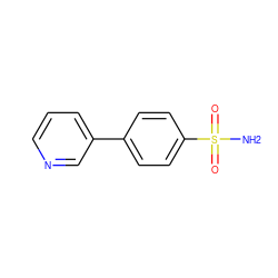 NS(=O)(=O)c1ccc(-c2cccnc2)cc1 ZINC000071709055