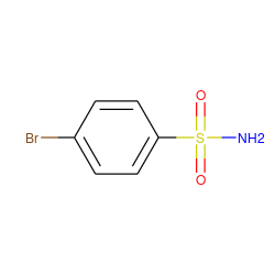 NS(=O)(=O)c1ccc(Br)cc1 ZINC000004369096