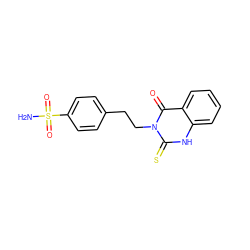 NS(=O)(=O)c1ccc(CCn2c(=S)[nH]c3ccccc3c2=O)cc1 ZINC000003353400