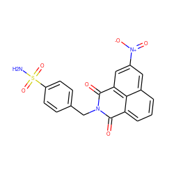 NS(=O)(=O)c1ccc(CN2C(=O)c3cccc4cc([N+](=O)[O-])cc(c34)C2=O)cc1 ZINC001772605000