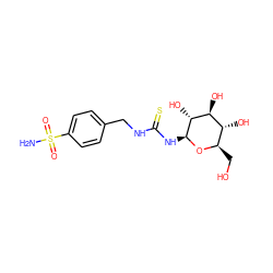 NS(=O)(=O)c1ccc(CNC(=S)N[C@@H]2O[C@H](CO)[C@@H](O)[C@H](O)[C@H]2O)cc1 ZINC000073298114