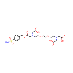 NS(=O)(=O)c1ccc(COC(=O)CN(CCOCCOCCN(CC(=O)O)CC(=O)O)CC(=O)O)cc1 ZINC000043706597