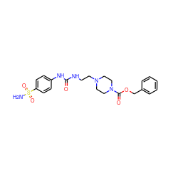 NS(=O)(=O)c1ccc(NC(=O)NCCN2CCN(C(=O)OCc3ccccc3)CC2)cc1 ZINC001772622507