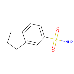 NS(=O)(=O)c1ccc2c(c1)CCC2 ZINC000000394620