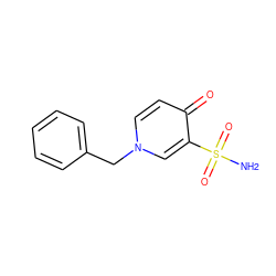 NS(=O)(=O)c1cn(Cc2ccccc2)ccc1=O ZINC000064475069