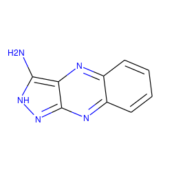 Nc1[nH]nc2nc3ccccc3nc12 ZINC000005543794