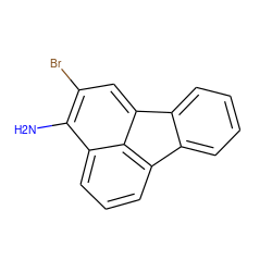 Nc1c(Br)cc2c3c(cccc13)-c1ccccc1-2 ZINC000001574367