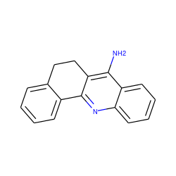 Nc1c2c(nc3ccccc13)-c1ccccc1CC2 ZINC000000003275