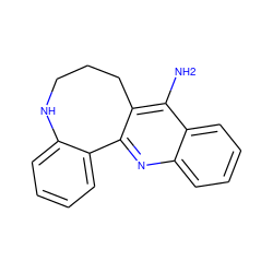 Nc1c2c(nc3ccccc13)-c1ccccc1NCCC2 ZINC000001660917