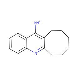 Nc1c2c(nc3ccccc13)CCCCCC2 ZINC000001660914