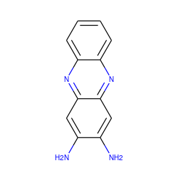 Nc1cc2nc3ccccc3nc2cc1N ZINC000003878528