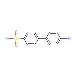 Nc1ccc(-c2ccc(S(N)(=O)=O)cc2)cc1 ZINC000003888725