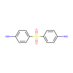 Nc1ccc(S(=O)(=O)c2ccc(N)cc2)cc1 ZINC000000006310