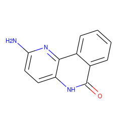 Nc1ccc2[nH]c(=O)c3ccccc3c2n1 ZINC000013523979