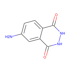 Nc1ccc2c(=O)[nH][nH]c(=O)c2c1 ZINC000008581462