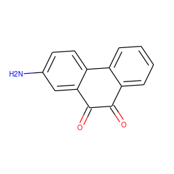 Nc1ccc2c(c1)C(=O)C(=O)c1ccccc1-2 ZINC000001713558