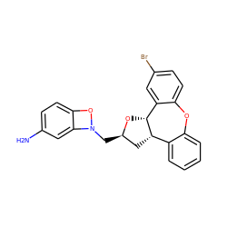 Nc1ccc2on(C[C@@H]3C[C@H]4c5ccccc5Oc5ccc(Br)cc5[C@H]4O3)c2c1 ZINC000028525335