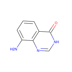 Nc1cccc2c(=O)[nH]cnc12 ZINC000034363712