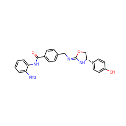 Nc1ccccc1NC(=O)c1ccc(C/N=C2/N[C@@H](c3ccc(O)cc3)CO2)cc1 ZINC000474609513