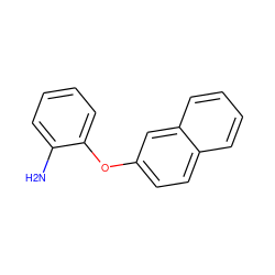 Nc1ccccc1Oc1ccc2ccccc2c1 ZINC000003033060