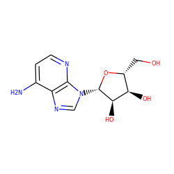 Nc1ccnc2c1ncn2[C@@H]1O[C@H](CO)[C@@H](O)[C@H]1O ZINC000003814313