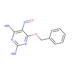 Nc1nc(N)c(N=O)c(OCc2ccccc2)n1 ZINC000006096446