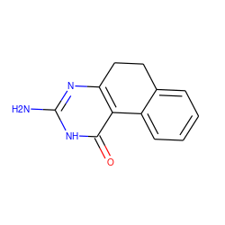 Nc1nc2c(c(=O)[nH]1)-c1ccccc1CC2 ZINC000013832427