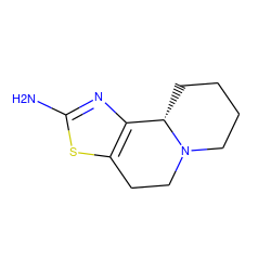 Nc1nc2c(s1)CCN1CCCC[C@@H]21 ZINC000027719434