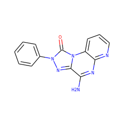 Nc1nc2ncccc2n2c(=O)n(-c3ccccc3)nc12 ZINC000040899153