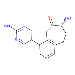 Nc1ncc(-c2cccc3c2CC(=O)[C@H](N)CC3)cn1 ZINC000473083662