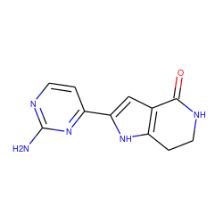 Nc1nccc(-c2cc3c([nH]2)CCNC3=O)n1 ZINC000028970242