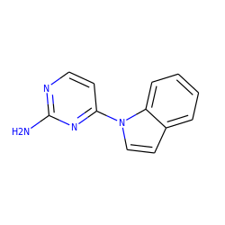 Nc1nccc(-n2ccc3ccccc32)n1 ZINC000095603470