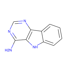 Nc1ncnc2c1[nH]c1ccccc12 ZINC000169321613